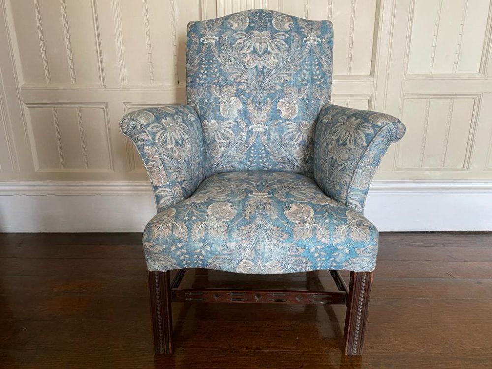 Edwardian Square Back Armchair
